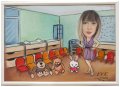 Ръчно рисувана карикатура - шарж по снимка за учител/ка, снимка 18