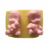 3D Сладки бебета бебе с биберон и близалка силиконов молд форма фондан гипс , снимка 1 - Форми - 37963345