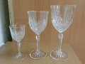  кристални чаши , снимка 1 - Антикварни и старинни предмети - 26225611