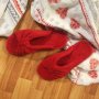 Италиански хавлиени чехли с отворени пръсти Inblu, Червени, снимка 5