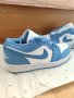 Nike Air Jordan 1 Low Blue unc university blue white обувки Маратонки Кецове номер 43 размер, снимка 8