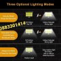 LED лампа със соларен панел, PIR сензор за движение, дистанционно управление, нощна улична лампа, снимка 5