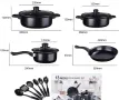 Намаление! Комплект съдове за готвене 13 части , снимка 4