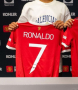 Шапка Роналдо + Екип Роналдо + Подарък Калци Манчестър Сезон 21/22г, снимка 5