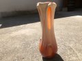 стара ваза/цветно стъкло/ "SIP" - MADE IN BULGARIA, снимка 7