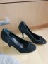 Дамски обувки 36 номер естествен велур , снимка 1 - Дамски обувки на ток - 27080197