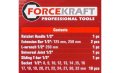 Немско Гедоре 1/2" 24 части ударно FORCEKRAFT , снимка 6