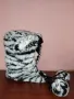 Пухеста шапка и ръкавици / коте /, снимка 6