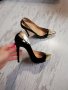 Лачени обувки - черно и златно, снимка 15