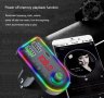 Bluetooth трансмитер – Bluetooth RGB FM Трансмитер за кола, Bluetooth музика трансмитер, снимка 3