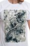 Нова мъжка бяла тениска с дигитален печат Рагнар Лодброк, сериала Викинги, снимка 2