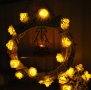 Рози LED светещи за декорация Коледа - елегантен лукс и романтично усещане, снимка 4