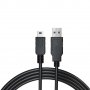Мини USB кабел за GoPro Hero 1/2/3/3+/4/4s/HD, Черен, снимка 3