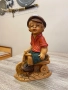 Статуетка от полистоун "Момче на колело", снимка 1