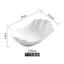 Стилна бяла купа от Аркопал , 23 х 13,5 см