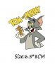 Том и Джери термо щампа апликация картинка за дреха, снимка 1 - Други - 27449737