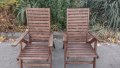 Сгъваеми дървени столове, снимка 1 - Столове - 42944343