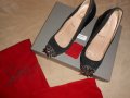 Christian Louboutin Asteroid 140 suede and patent-leather pumps, снимка 6