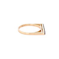 Златен дамски пръстен 1,78гр. размер:56 14кр. проба:585 модел:21880-5, снимка 2 - Пръстени - 44085591
