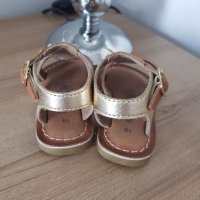 Бебешки сандали естествена кожа Creeks 19 номер, снимка 3 - Бебешки обувки - 38037614