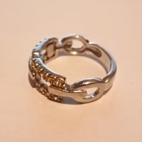 Сребърни дамски пръстени с камъни, снимка 5 - Пръстени - 43147211