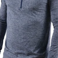 Nike Dri - Fit Stretch 3/4 Zip Mens Size XL НОВО! ОРИГИНАЛ! Мъжка  Спортна Блуза!, снимка 3 - Спортни дрехи, екипи - 40548381