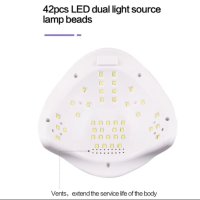 професионална UV/LED Лампа-печка за изпичане на маникюр-гел лак XZM, снимка 7 - Продукти за маникюр - 40348779