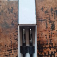 химикалка и писалка метал в луксозна кутия, снимка 1 - Ученически пособия, канцеларски материали - 33373767