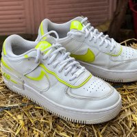 Nike Air Force 1 Shadow White Lemon — номер 42, снимка 2 - Маратонки - 38038434