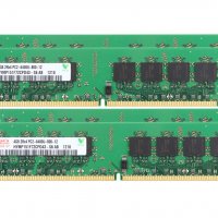 РАМ памет RAM Hynix 8 GB 2x4GB DDR2 800 Mhz за AMD процесори ддр 2 оперативна памет компютърна PC2-6, снимка 4 - Работни компютри - 38320242
