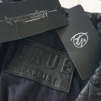 True Prodigy Leather Jacket Slim Fit Mens Size 2XL ОРИГИНАЛ! НОВО! Ест. кожа!, снимка 12 - Якета - 43300069
