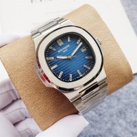 Мъжки часовник Patek Philippe Nautilus 40th Anniversary с автоматичен механизъм, снимка 2 - Луксозни - 37026739