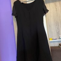 Черна рокля ХЛ, снимка 4 - Рокли - 33632053