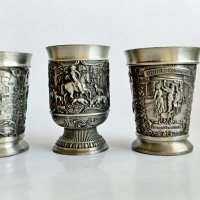 Калаени релефни чаши, снимка 3 - Колекции - 37563086