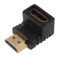 Букса преходна ъглова HDMI(ж)/HDMI(м)