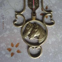 Уникален бронзов термометър с коне , снимка 4 - Други стоки за дома - 39948567