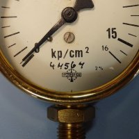 манометър FORSTER Manometer 0-15Bar , снимка 5 - Резервни части за машини - 37730855