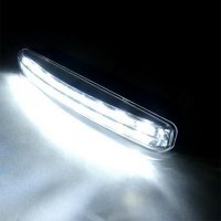 Мощни ЛЕД Дневни светлини с 8 светодиода светещи в бяло за кола автомобил джип бус ван, снимка 5 - Аксесоари и консумативи - 32936960