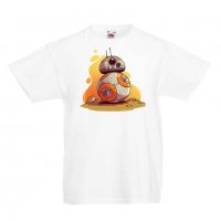Детска тениска Star Wars BB-8 Star Wars,Игра,Изненада,Подарък,, снимка 9 - Детски Блузи и туники - 36658453