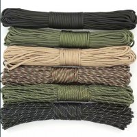 Паракорд 7 нишки 550 Paracord Cord 5 30 M Dia.4mm къмпинг оцеляване, снимка 7 - Къмпинг мебели - 42946644