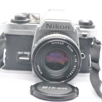 Фотоапарат Nikon FG-20 с обектив Nikkor 50mm f/1.8, снимка 4 - Фотоапарати - 43104294