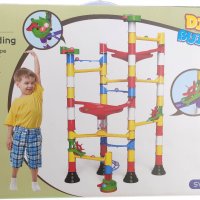 Детски конструктор игра Писта с топчета с 91 части, снимка 1 - Игри и пъзели - 26904153