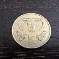 Монета - Кипър - 5 цента | 1983г., снимка 1 - Нумизматика и бонистика - 29041851