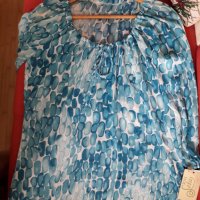 Дамска лятна тънка ефирна блуза с дълъг ръкав, снимка 1 - Блузи с дълъг ръкав и пуловери - 29007599