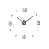 3D стенен часовник с модерен дизайн, самозалепващ се, снимка 5 - Стенни часовници - 43641265