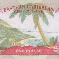 1 долар 1985-88, Източно Карибски Щати(Сейнт Винсент), снимка 2 - Нумизматика и бонистика - 38362967