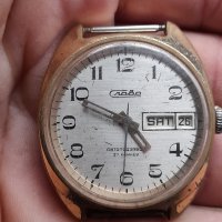 Автоматичен руски часовник Слава, снимка 3 - Антикварни и старинни предмети - 42999127