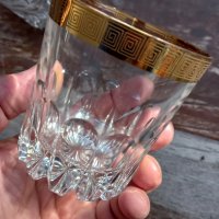 четири чаши за уиски Ritz с позлата , снимка 5 - Чаши - 42958063
