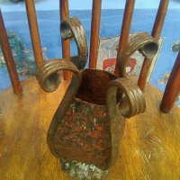 Стара българска ваза от ковано желязо, снимка 1 - Други ценни предмети - 39408201