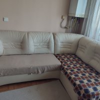 Кожен диван с опция за сън и ракла , снимка 3 - Дивани и мека мебел - 40104646